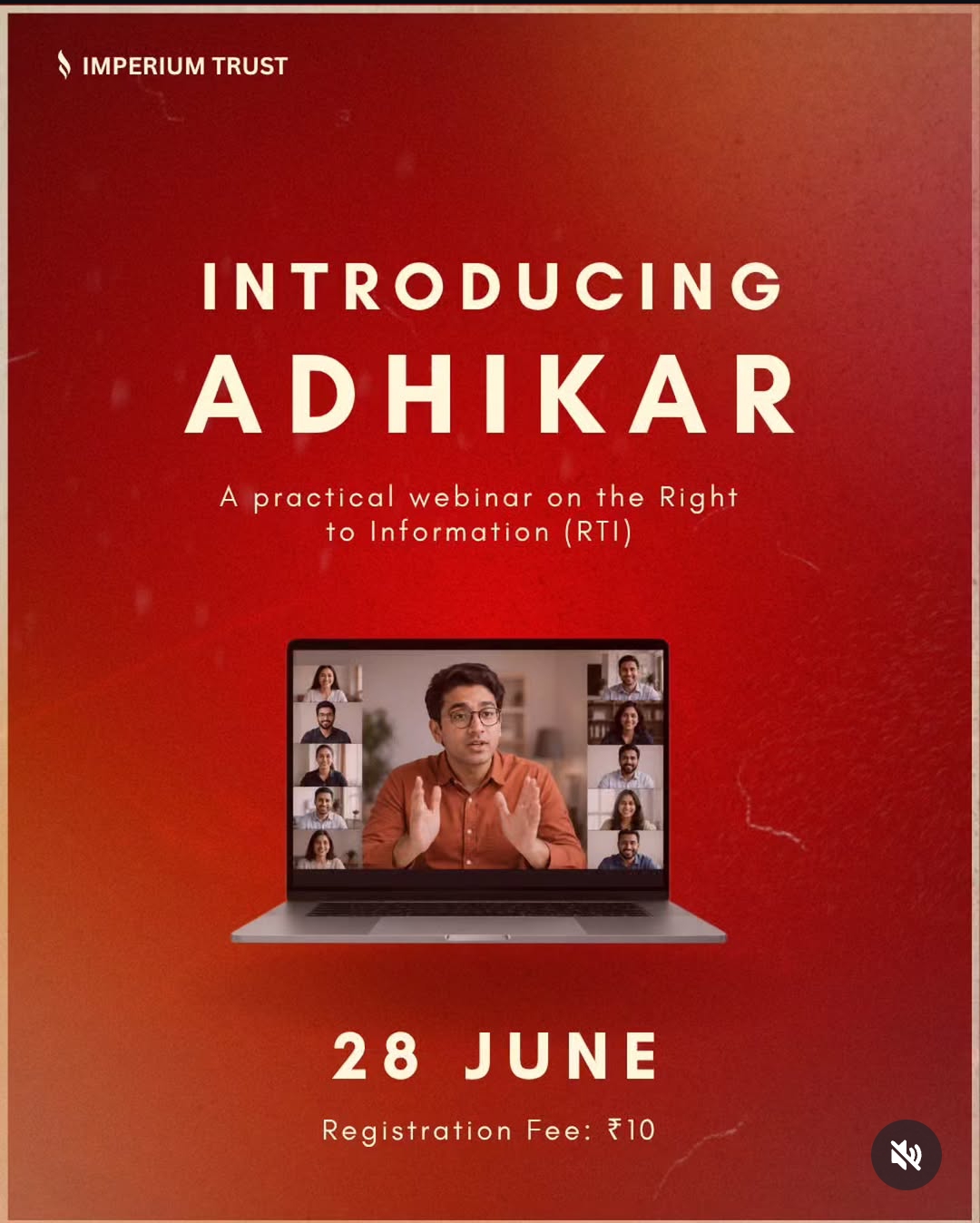 ADHIKAR :webinar on Right To Information